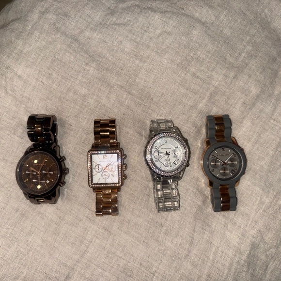 Michael Kors Women's Watches in Black Brown Silver and Gold